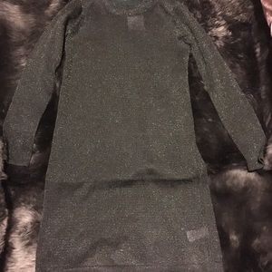 Brand new metallic Topshop sweater dress.